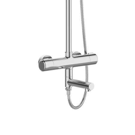 Душевая система Orange Thermo T02S3-911cr термостат с изливом, хром